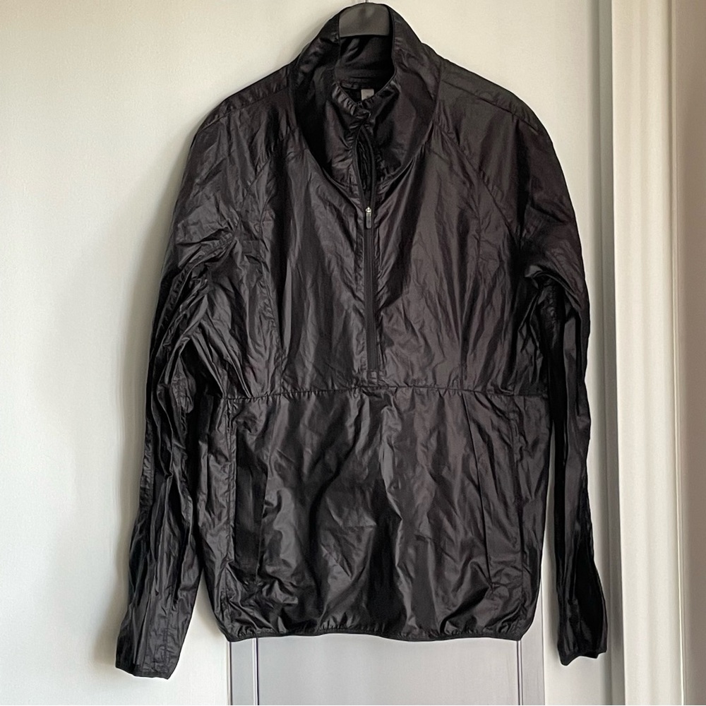 LULULEMON 1/2 Zip Black Windbreaker Jacket